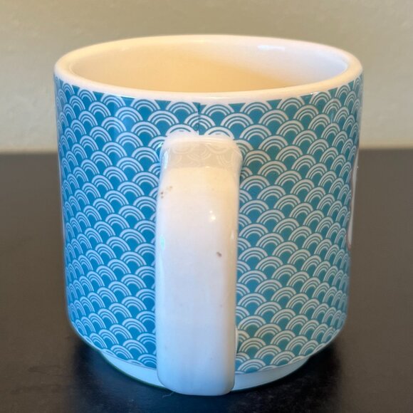 LETTER C Teal Scalloped Mermaid Scales MONOGRAM Initial C Mug ~ Jo-Ann Stores - Picture 7 of 10